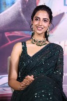 Meenakshi Chaudhary Black Saree Photos